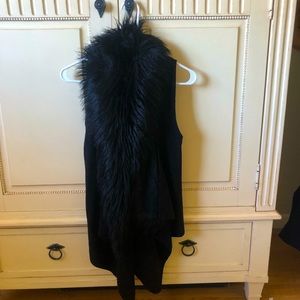 Elegant Fur Sweater Vest Perfect for Tailgating